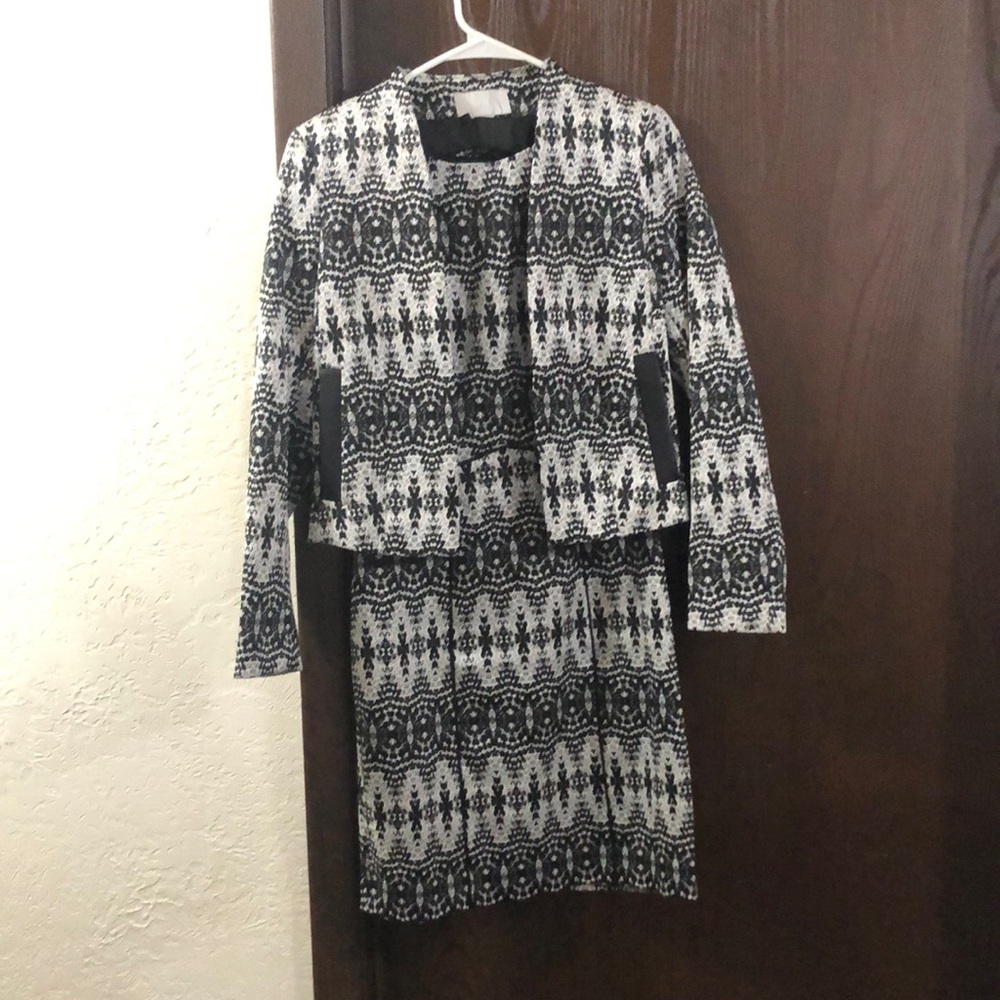 H&M dress with blazer jacket